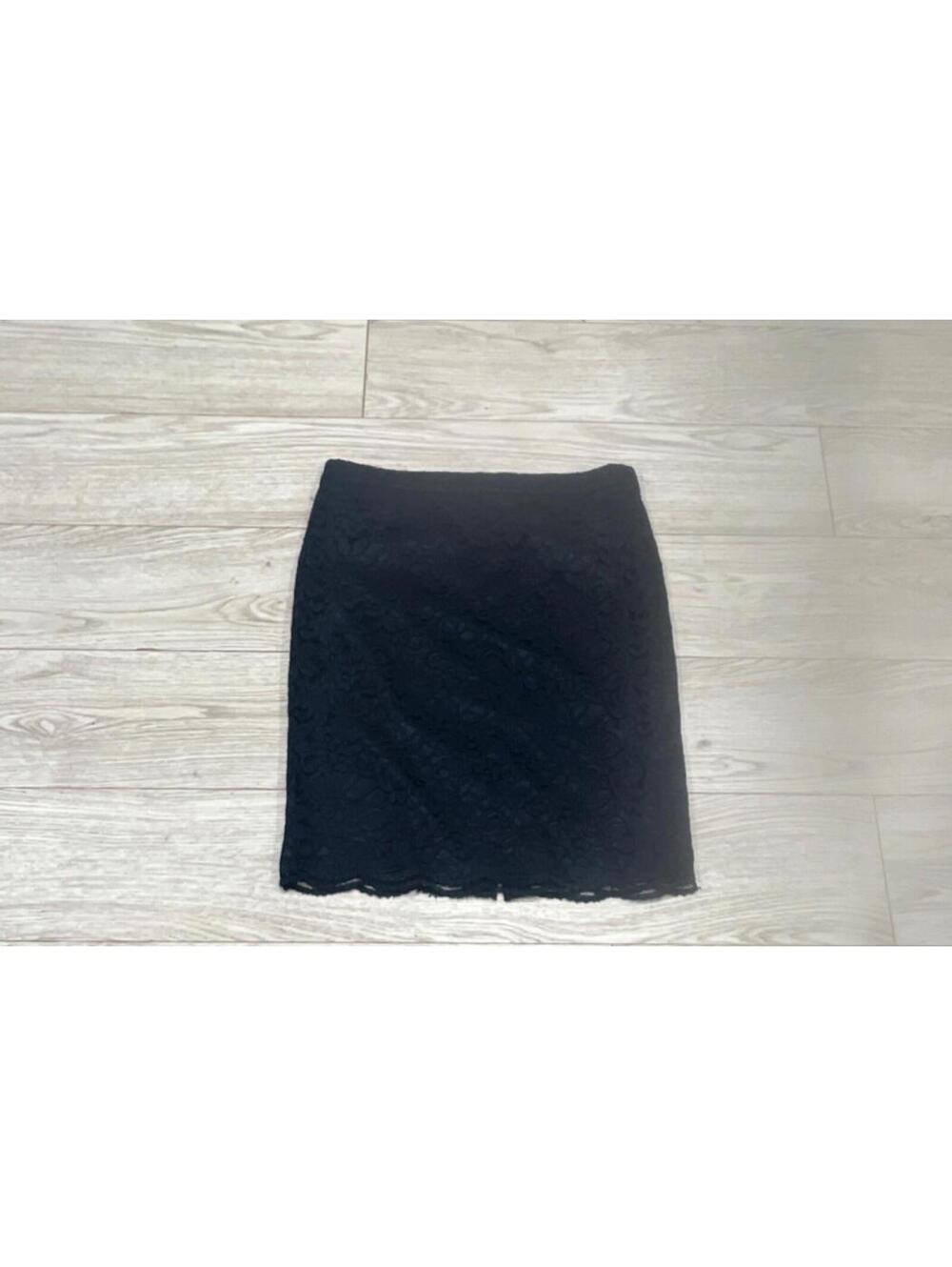 NEW WITH TAGS Jones NY Women's Dark Navy Blue Lace Pencil Skirt SIZE 10